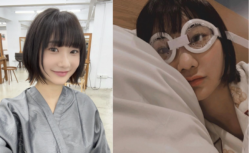 愛莉莎莎在Instagram分享她近日赴韓國剪髮、做手術等精彩行程。圖/取自愛莉莎莎IG
