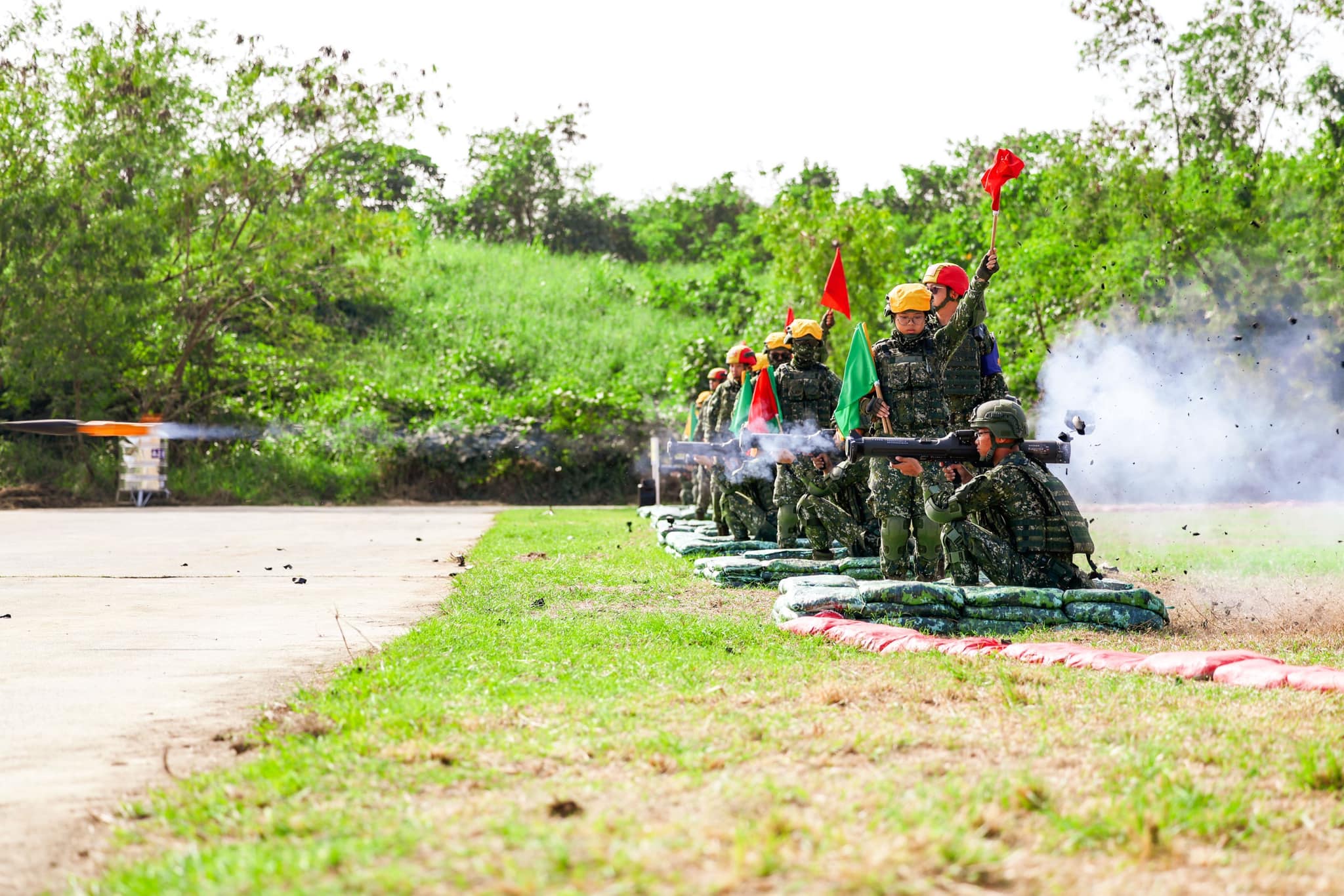 志願役兵力流失嚴重，國軍加強義務役士兵訓練。圖/取自國防部發言人臉書