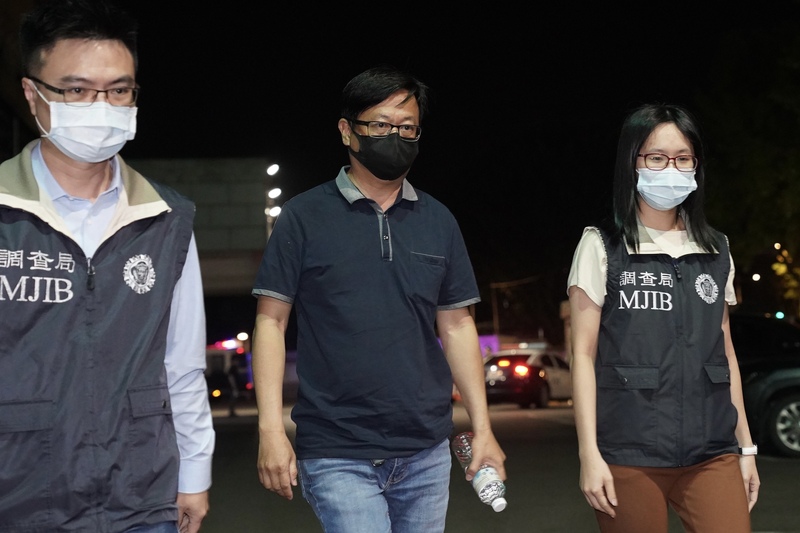 國民黨三重區黨部執行長羅大宇等六人遭檢方聲押禁見。圖/中央社