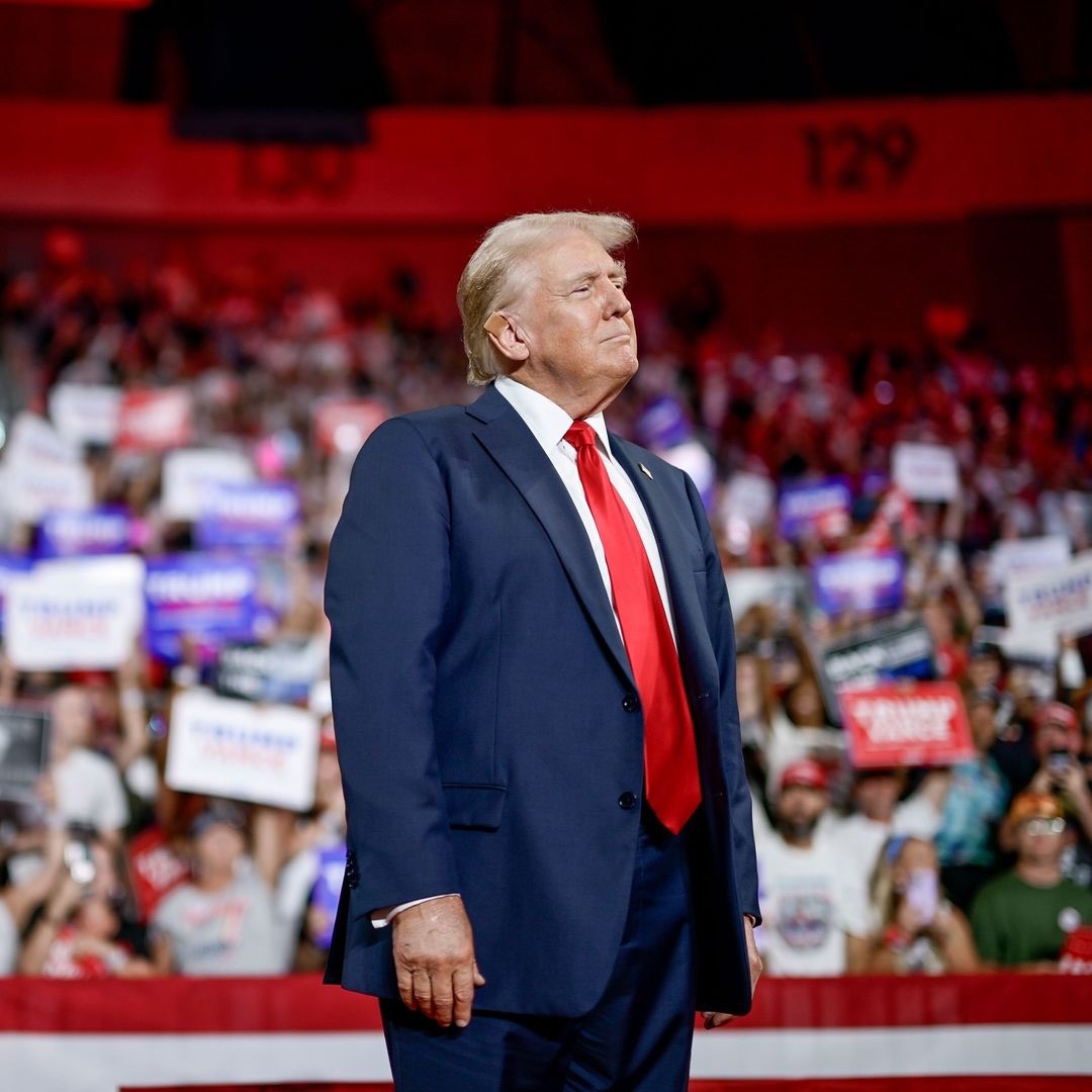 川普的再造勝景、重返白宮已呈明顯之勢。圖/取自川普IG@realdonaldtrump