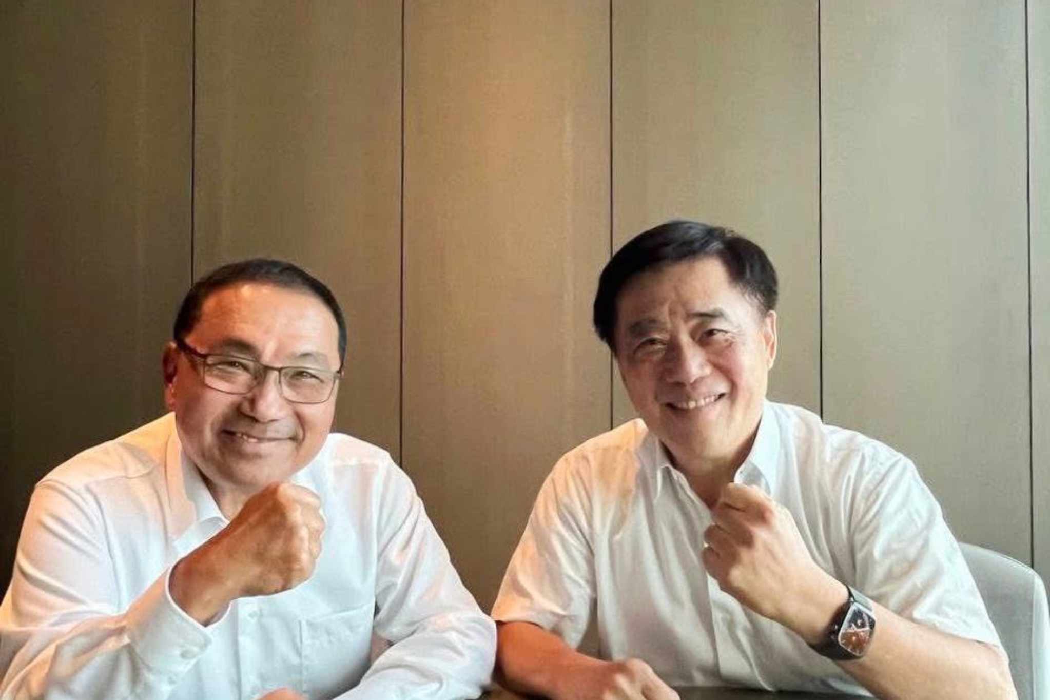 中秋會務表態　侯友宜力挺郝龍斌：國民黨需要穩定務實主席