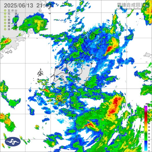 氣象署發布豪雨特報。圖/取自中央氣象署