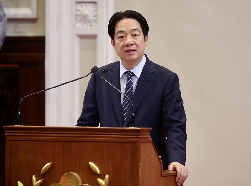 栗正傑表明會在節目中澄清,但也呼籲賴總統何不出來說清楚。圖/中央社