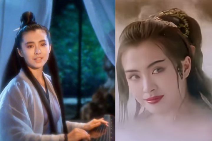 AI短片《倩影》重新演繹王祖賢過去飾演的《倩女幽魂》聶小倩、《新白娘子傳奇》白素貞及靈狐等經典角色。圖/取自影片