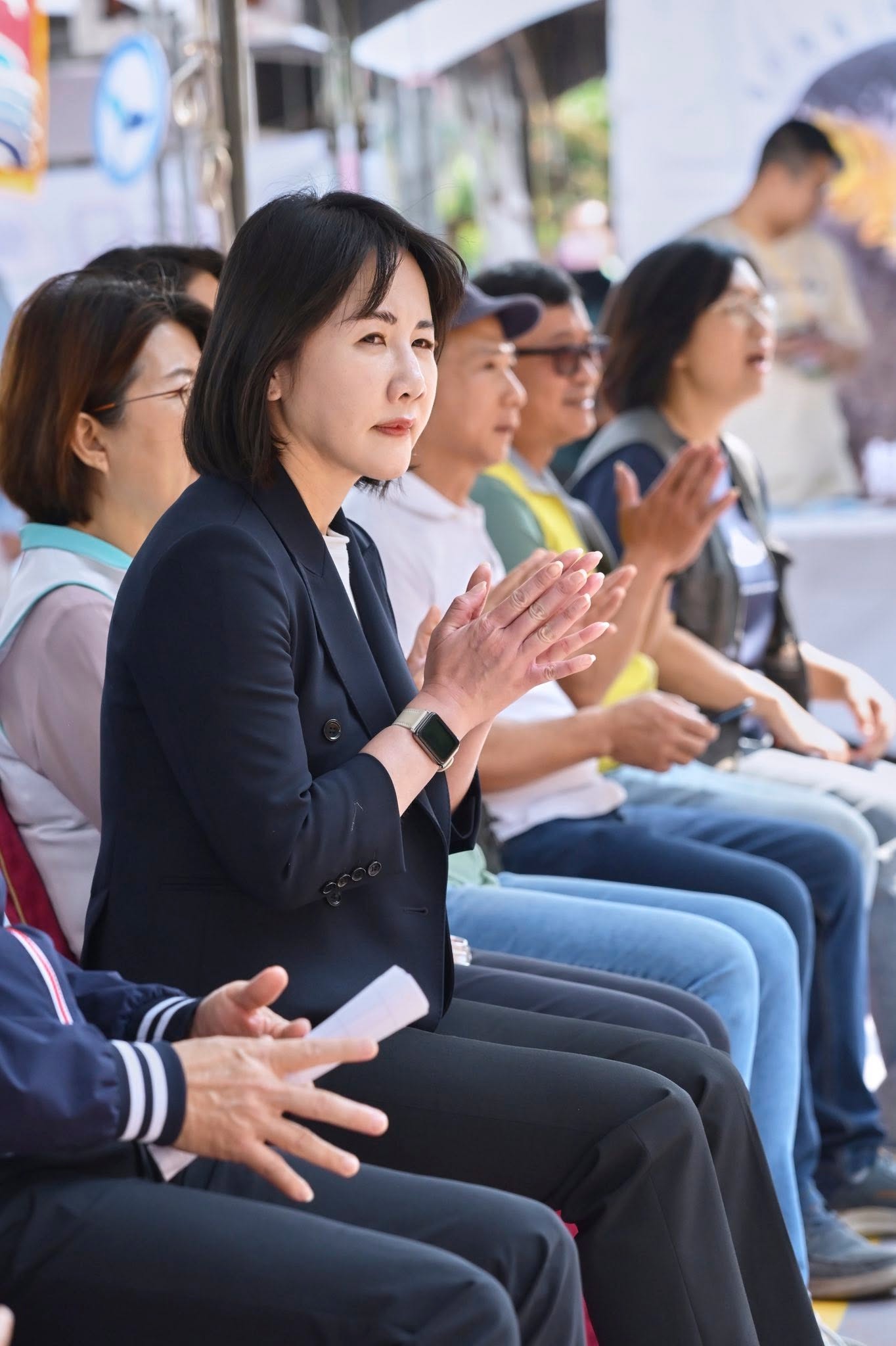 謝衣鳯原本在彰化縣民調最高,但因家裡不支持,國民黨只能提名魏平政。唯至今謝衣鳯未表態棄選,至今仍是變數。圖/取自謝衣鳯臉書