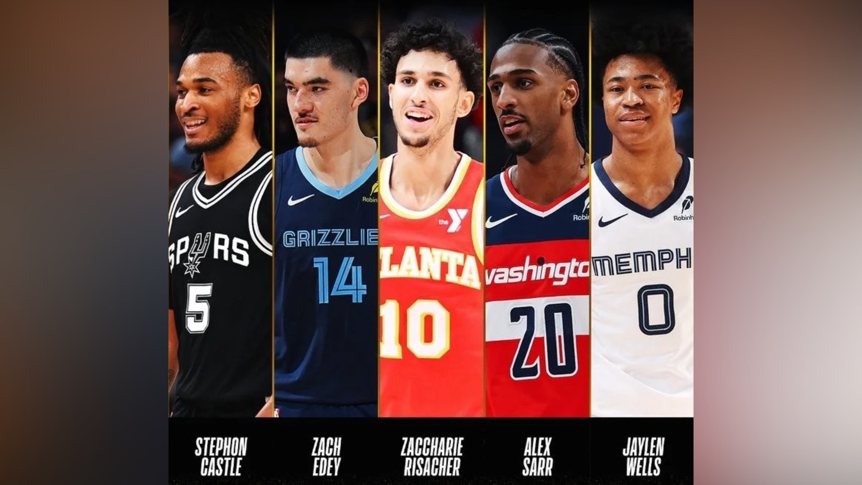 NBA選秀 馬刺新人王卡瑟爾 全票入選第一隊！