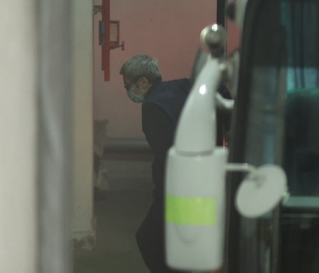 京華城案首度開庭，北院傳訊了遭羈押禁見的前台北市辦公室主任李文宗。圖/中央社