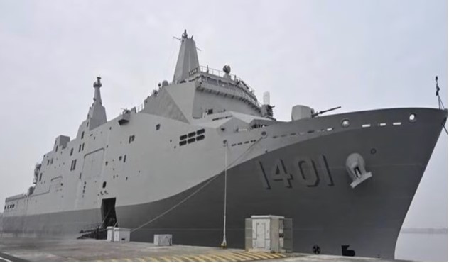 美軍在台海為玉山艦加油影片瘋傳 國防部長：不期而遇