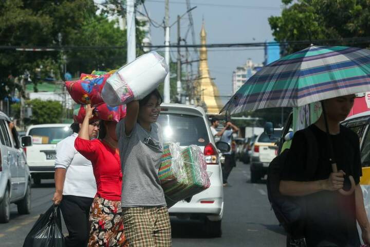 緬甸氣溫飆破攝氏48度　創56年月均溫新高