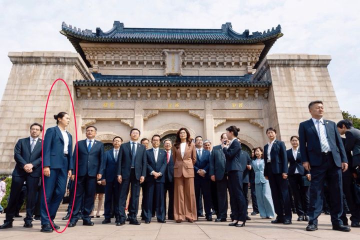 【鄭麗文訪陸】大陸第一美女保鑣嚴月霞　和平之旅的另一「嬌」點