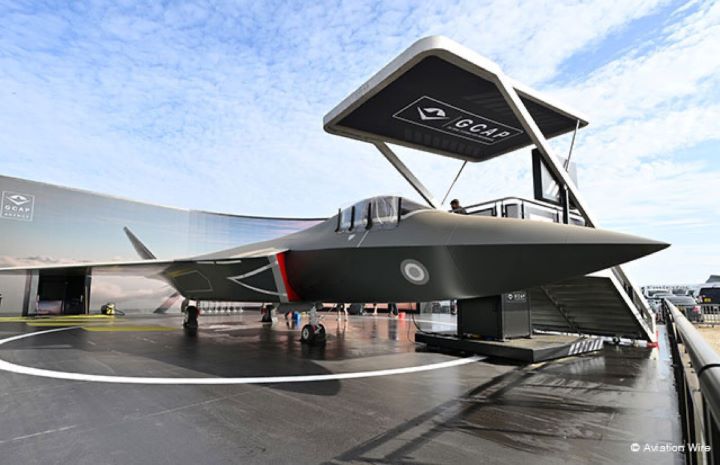 照目前公開的外形推測,GCAP已逐漸接近大型遠程制空戰鬥機的體型。圖/取自Aviation Wire X