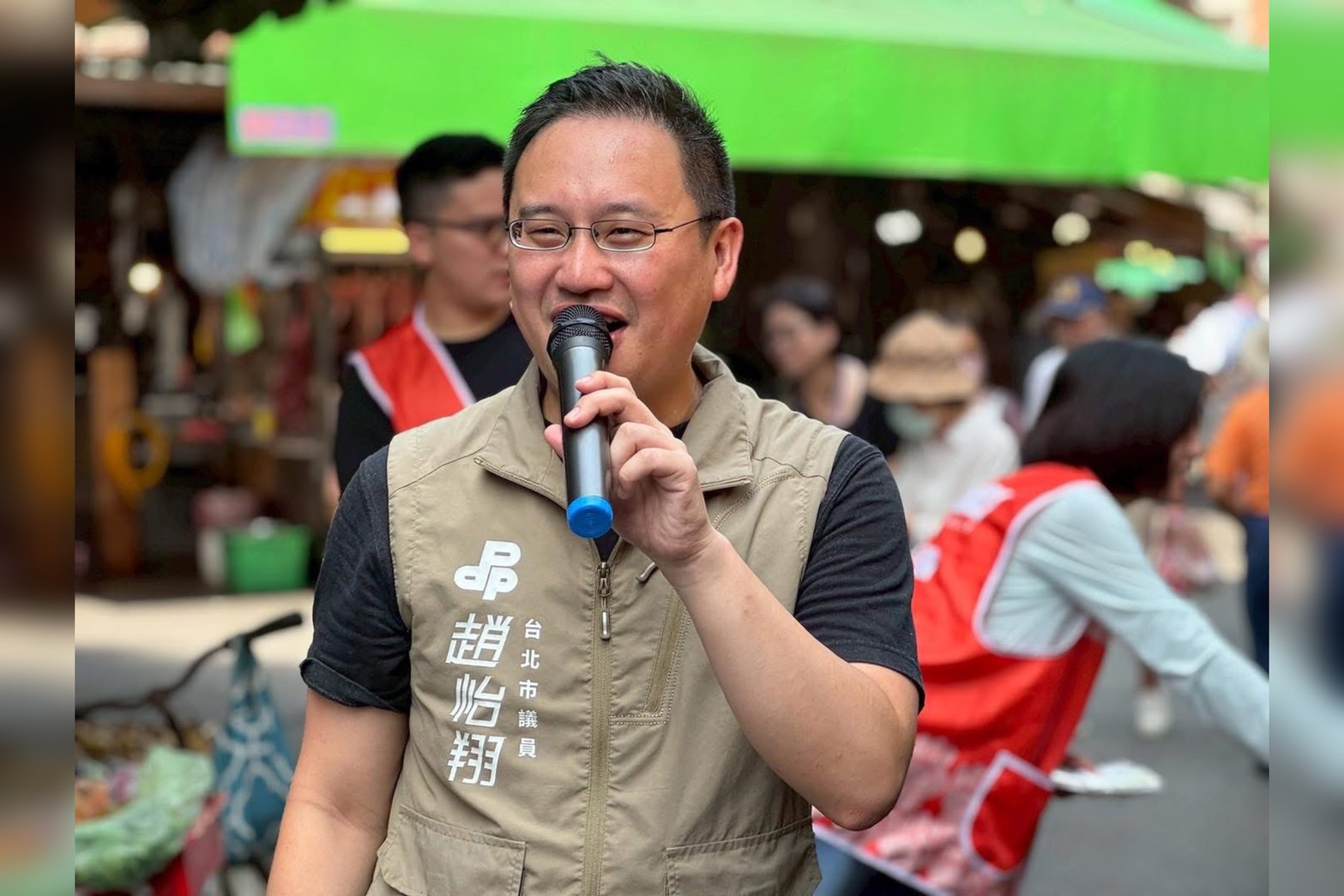 圖為外號「口譯哥」的台北市議員趙怡翔，近日傳出他將辭去議員職務，接任國安會副祕書長。圖/取自趙怡翔臉書