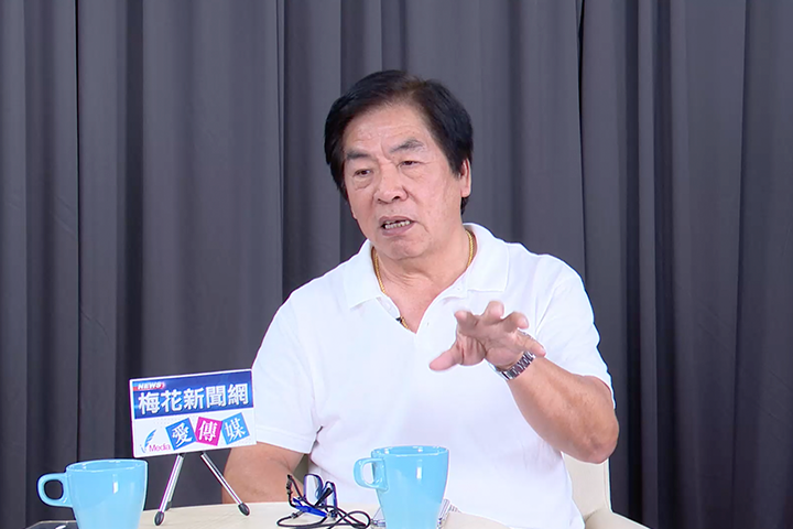 《寒梅Talk爆》節目22日邀請曾在大陸從事情蒐工作被捕入獄20年的楊銘中，揭露1996年台海危機中的情報戰秘辛。圖/記者蔡昕容攝