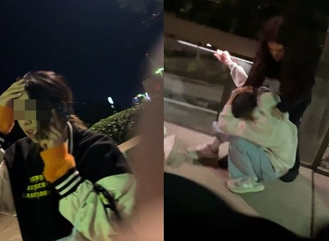 這群青少年直接攻擊艾庭一行人。圖/取自艾庭IG