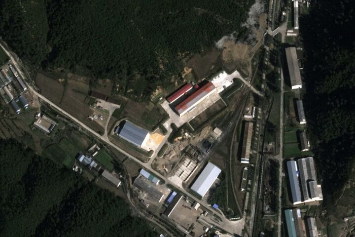 商業衛星公司Planet Labs上月拍攝的龍城機械複合園區。圖/取自OSINTWarfare官方《推特》