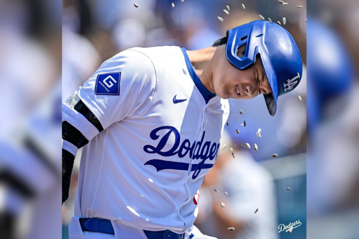 大谷翔平達成美、日職棒合計250轟的里程碑。圖/取自Los Angeles Dodgers ig