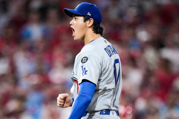 大谷翔平飆163公里火球力壓費城人     道奇拿季後賽第二輪首勝