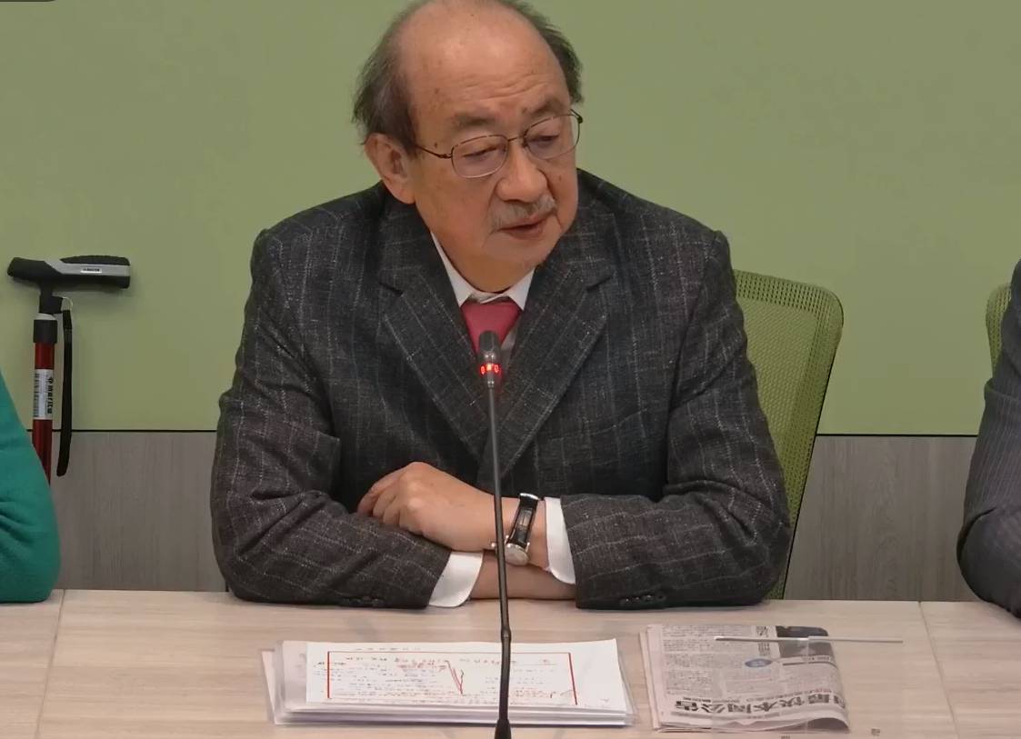 民進黨團立院總召柯建銘13日強調，《憲法訴訟法》覆議失敗後，接下來只有暫時處分及釋憲一條路可走。圖/翻攝自民進黨團直播影片