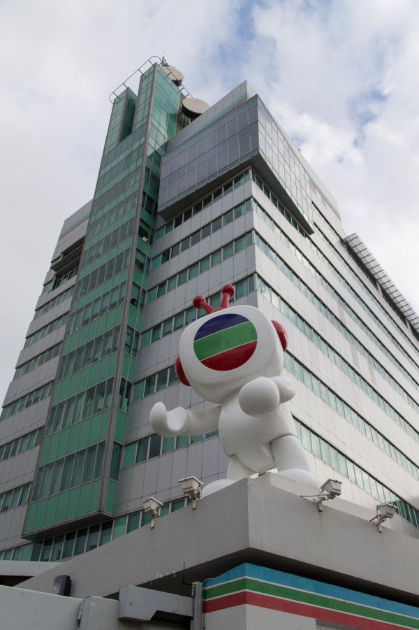 有電視城門口的TVBuddy，資料圖。圖/取自香港01