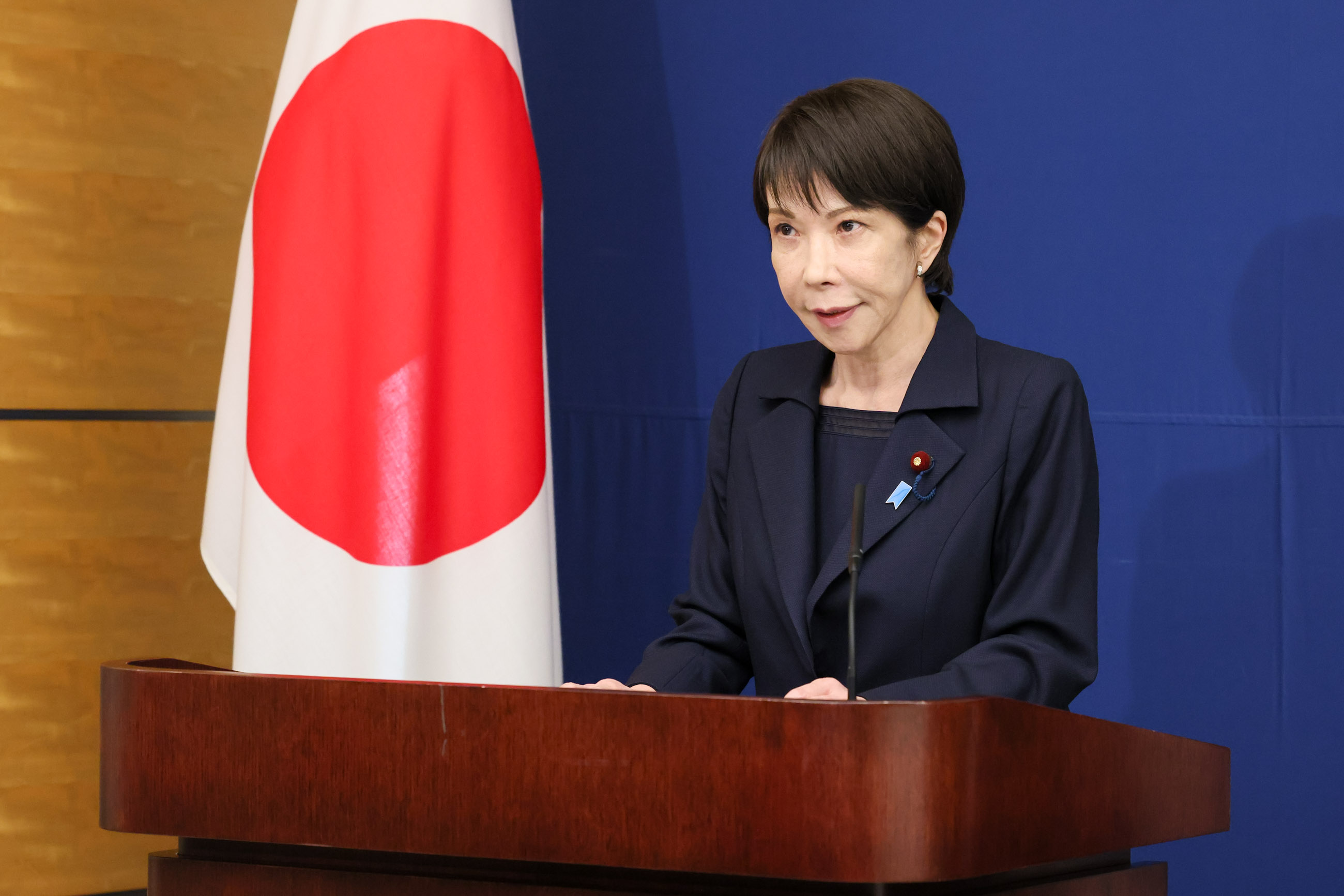 日相高市早苗的「台灣有事論」，已企成中俄更進一步的合作。圖／取自日本首相官邸