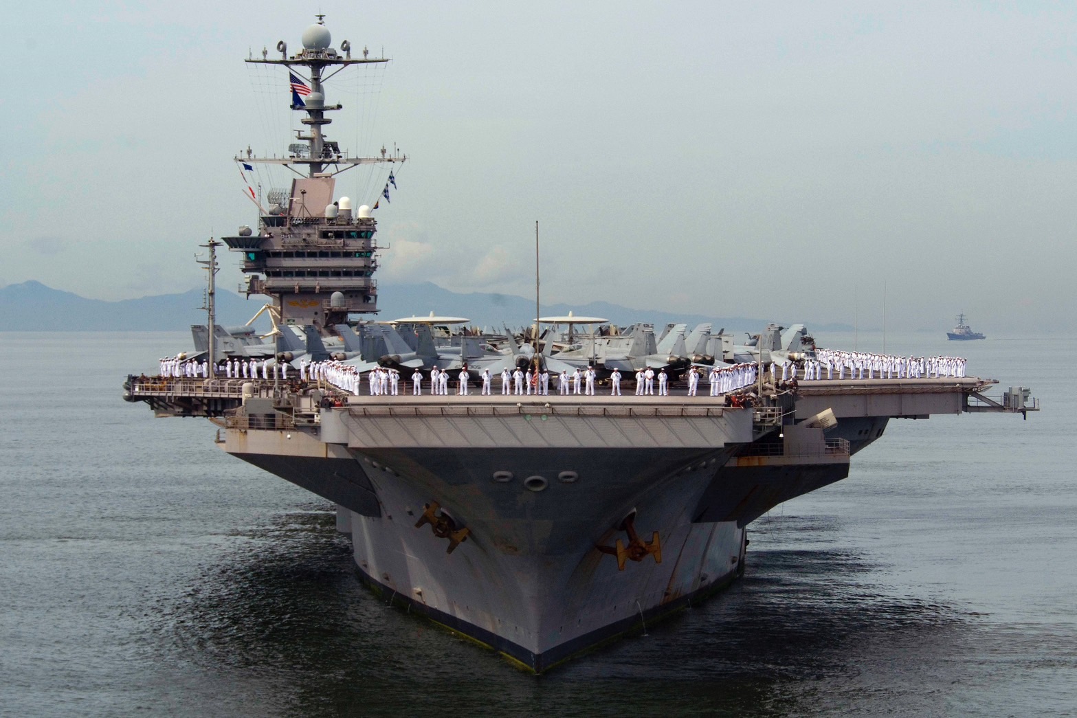 CVN-73美國華盛頓號航空母艦。 圖/取自美國海軍官網