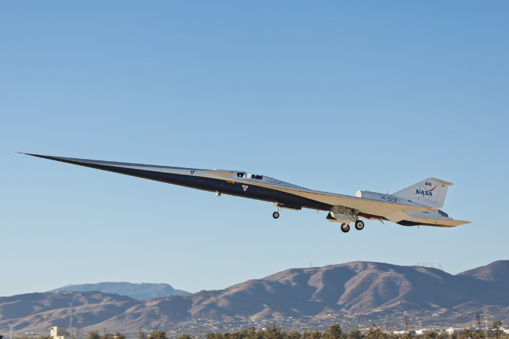 NASA靜音超音速機X-59成功首飛　開啟高速商業航班新篇章
