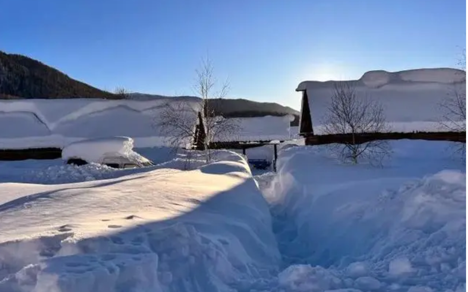 持續暴雪多日後這兩天將雪已趨緩。圖/取自新民晚報