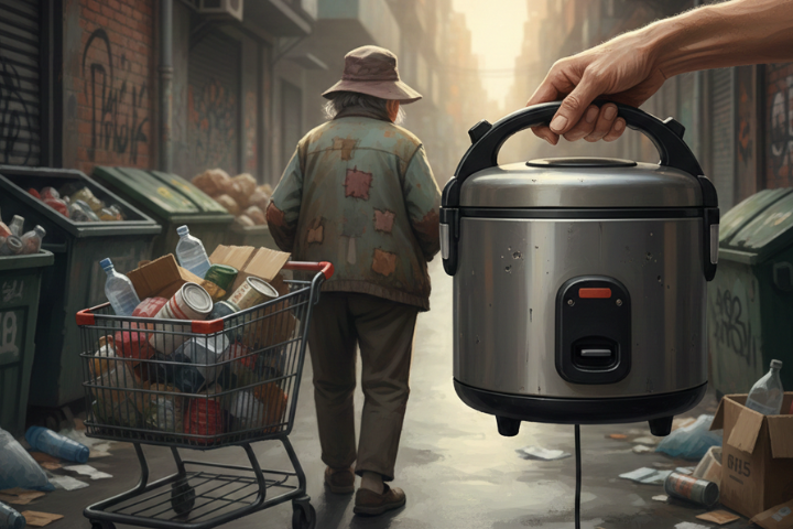 33元回收電鍋送拾荒婦遭檢舉　清潔員涉貪污一審判決出爐