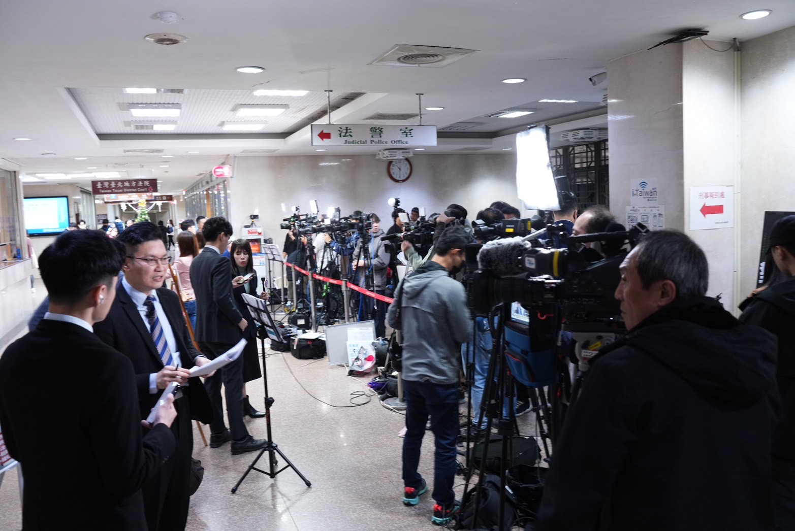 北檢26日說明台北市前市長柯文哲京華城案及政治獻金案起訴內容，不過北檢已事先強調不開放發問。圖/記者陳思豪攝
