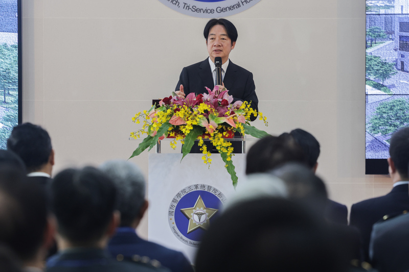 美國總統川普3日凌晨對台祭出高關稅，總統賴清德至今尚未回應。賴清德(圖)2日還表示，台灣有穩固的基礎及堅強的實力，只要大家攜手同心，必定能在變動局勢站穩腳步、尋求制勝之道。圖/中央社