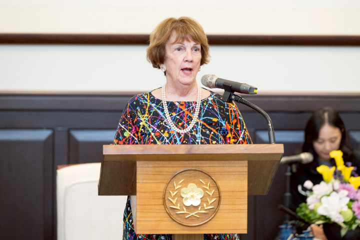 艾略特表示，NCAFP造訪台灣行之有年，此行與賴清德就區域安全、台美關係等議題深入交流。圖/取自總統府flickr