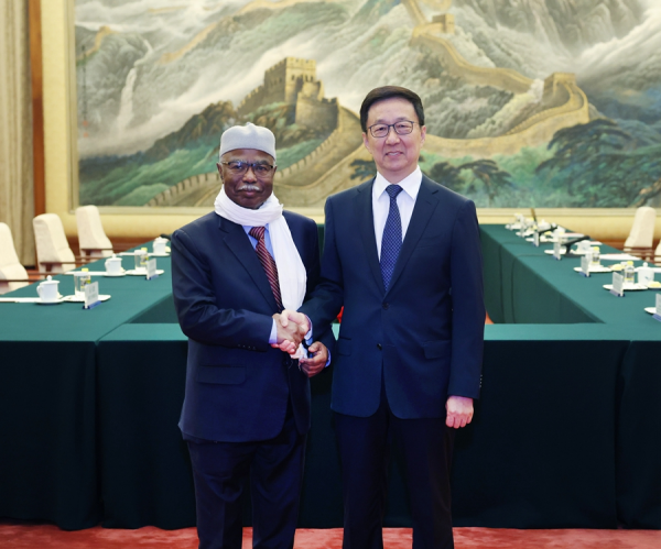 韓正表示,中國同伊斯蘭國家關係源遠流長,願持續交流互鑒。圖/取自大陸外交部官網