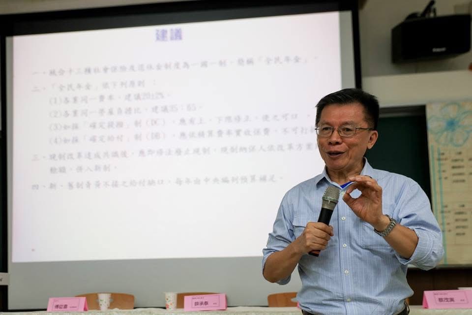 前立委沈富雄在節目中坦言日前他因心肌梗塞住院治療。圖／取自沈富雄臉書