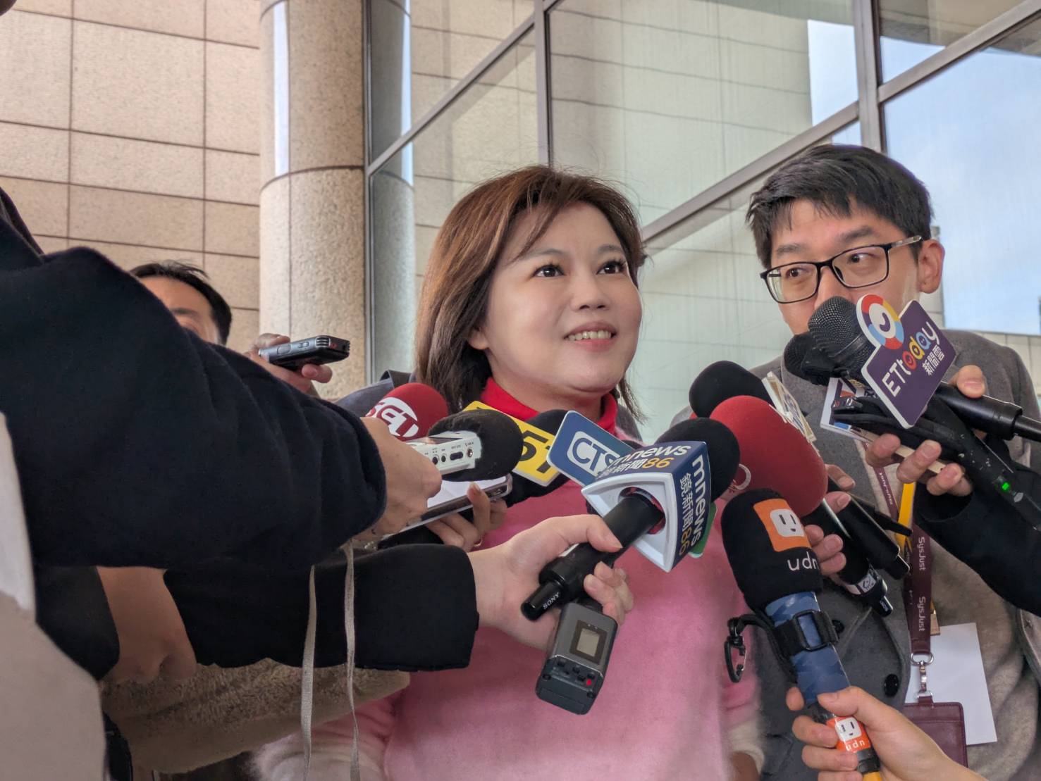 國民黨北市議員游淑慧認為，民進黨對陸方不友善，才未受邀宴席。圖/高陸攝