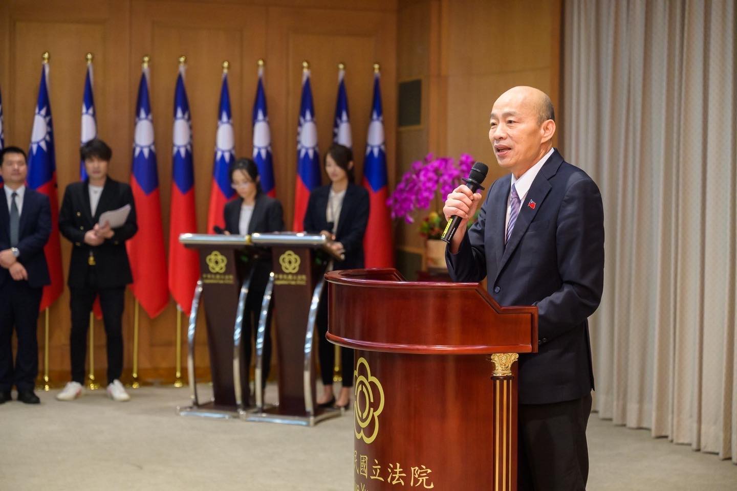 立法院長韓國瑜表示未涉黨務。圖/取自韓國瑜臉書