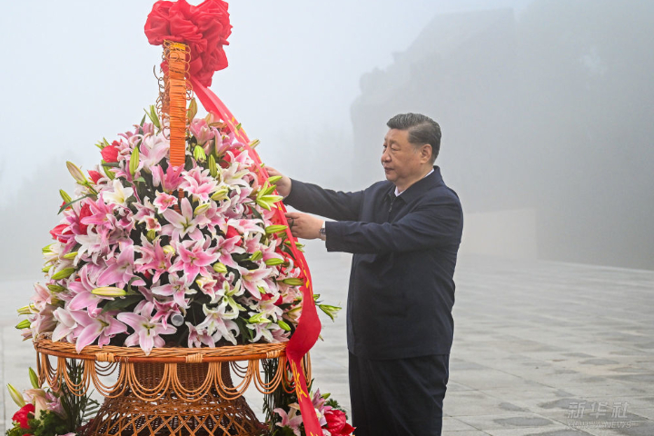 七七事變88周年 習近平赴百團大戰紀念碑敬獻花 緬懷抗戰先烈