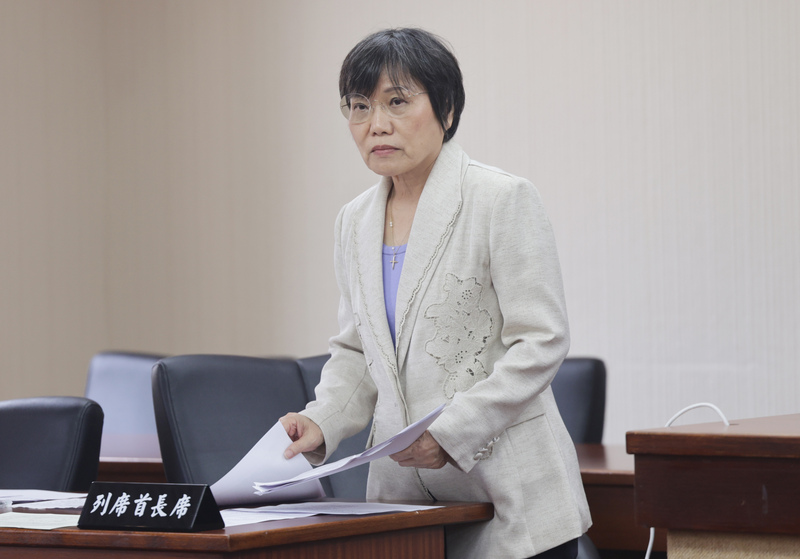 對於外傳總統賴清德將組「戰鬥內閣」一事，內政部長劉世芳表示她不清楚。圖/中央社
