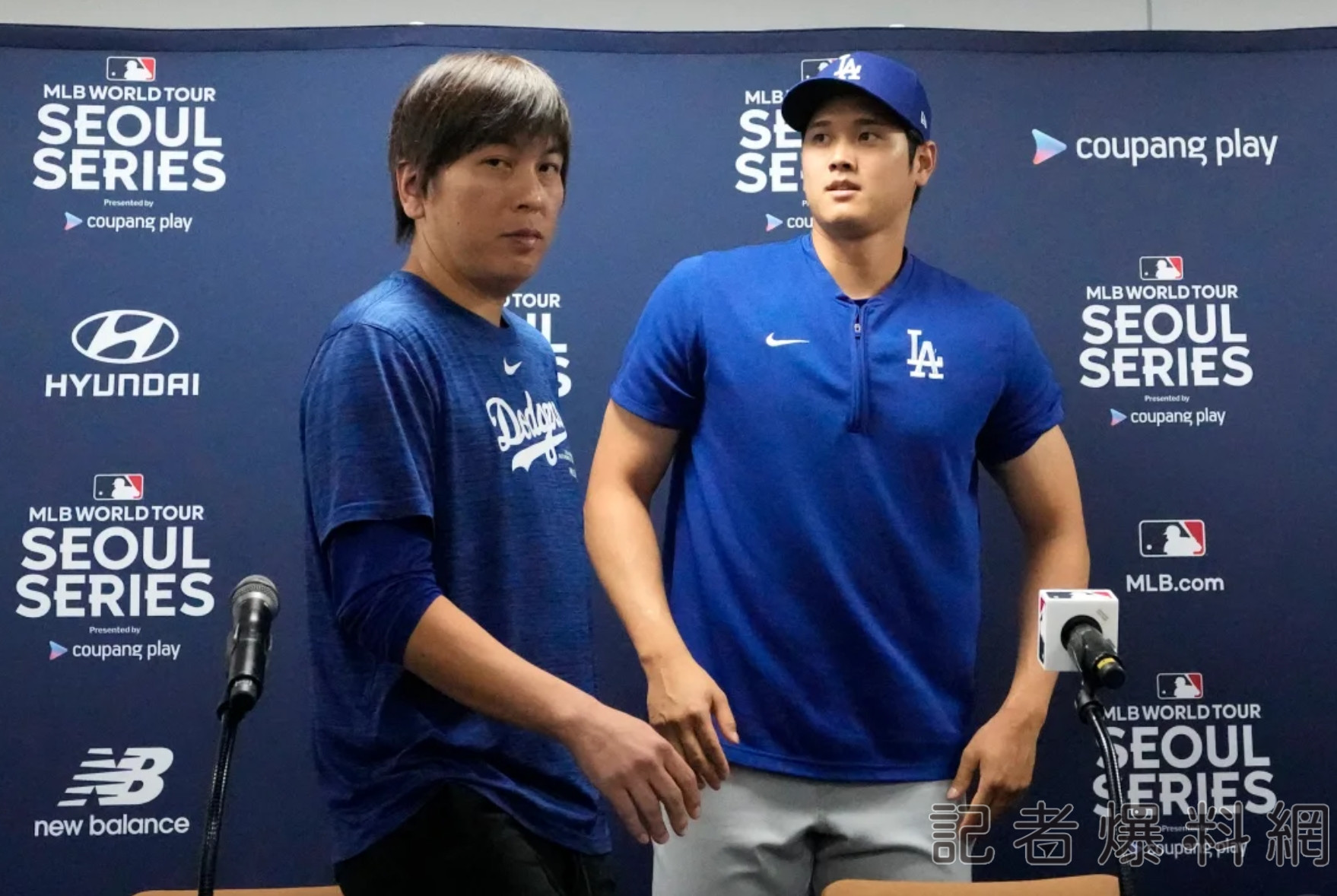 日籍棒球巨星大谷翔平（右）的前翻譯水原一平（左）因涉嫌犯下賭博、詐欺、盜竊等罪嫌遭指控。圖/取自記者爆料網