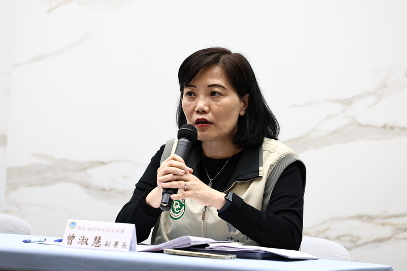 全台COVID-19疫情再度升溫，醫療院所抗病毒藥短缺，疾管署才說還有數個月庫存。圖為疾管署發言人曾淑慧。圖/中央社