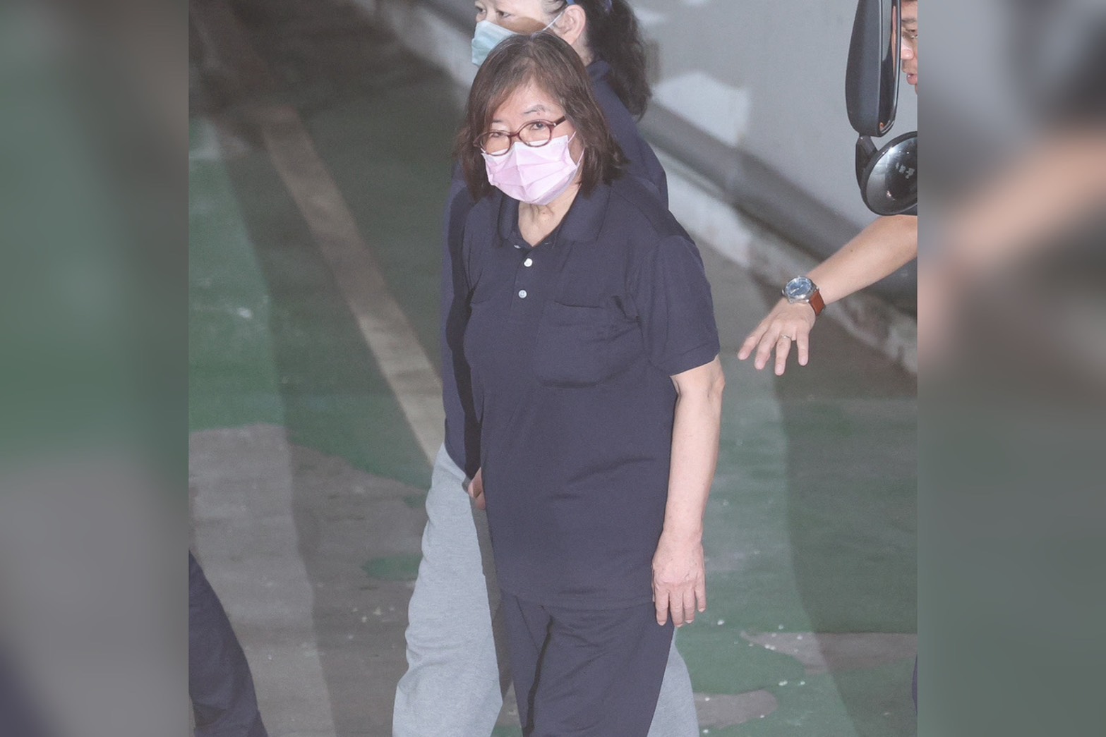 國民黨台北市前黨主委黃呂錦茹獲1000萬元交保。圖/中央社