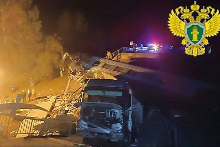 俄烏邊境橋樑疑遭破壞坍塌壓垮列車 至少7死30傷