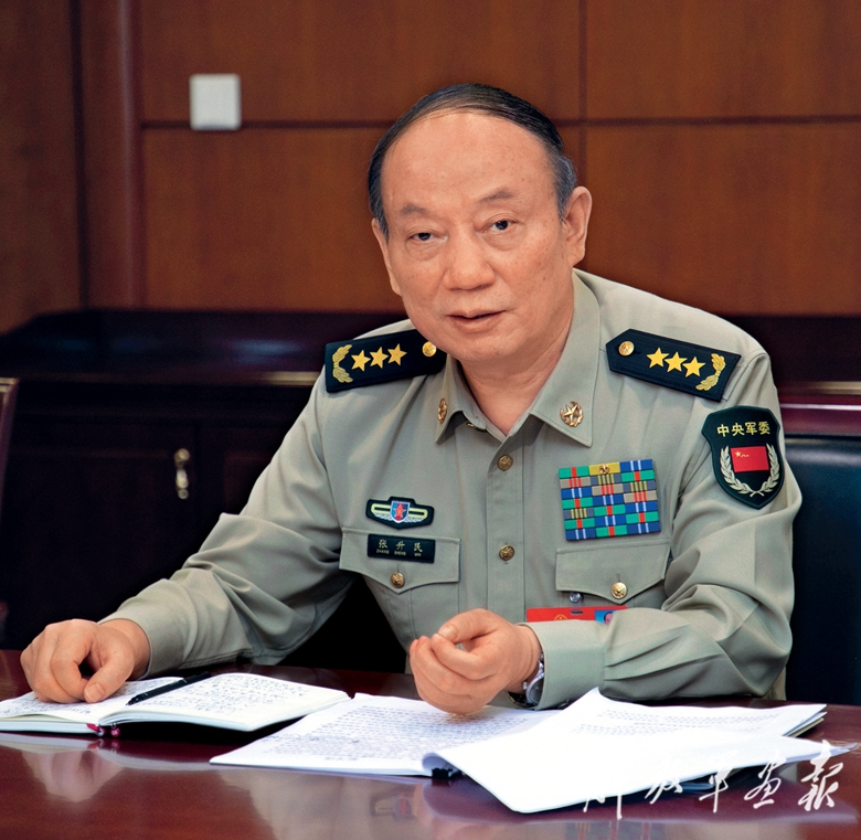 2022年至今，中共中央已整頓逾百名中將上將，軍委唯一剩下的除習近平外，就是張升民。圖／取自解放軍畫報