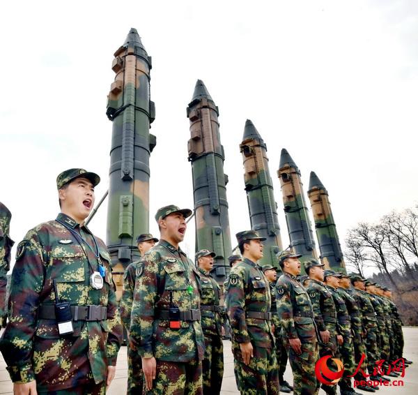 火箭軍是過去的「二炮部隊」，主要負責戰略導彈等核打擊任務。圖／取自人民網