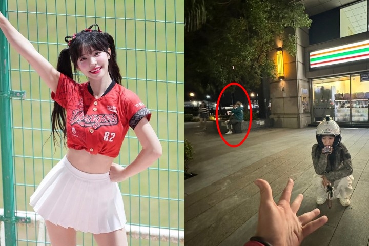 南韓籍職棒啦啦隊員李多慧,騎機車環島返家竟遭不明人士跟蹤。圖/取自李多慧臉書