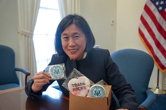 戴琪認為，中國政策傷害了美國工人和商家。圖/取自戴琪X平台
