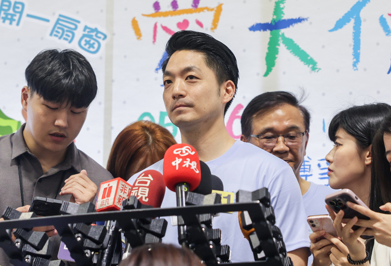  台北市蔣萬安受訪時表示，雙城論壇仍按規劃籌備，上海踩線團今天（27日）抵台，預料7、8間舉行。圖/中央社