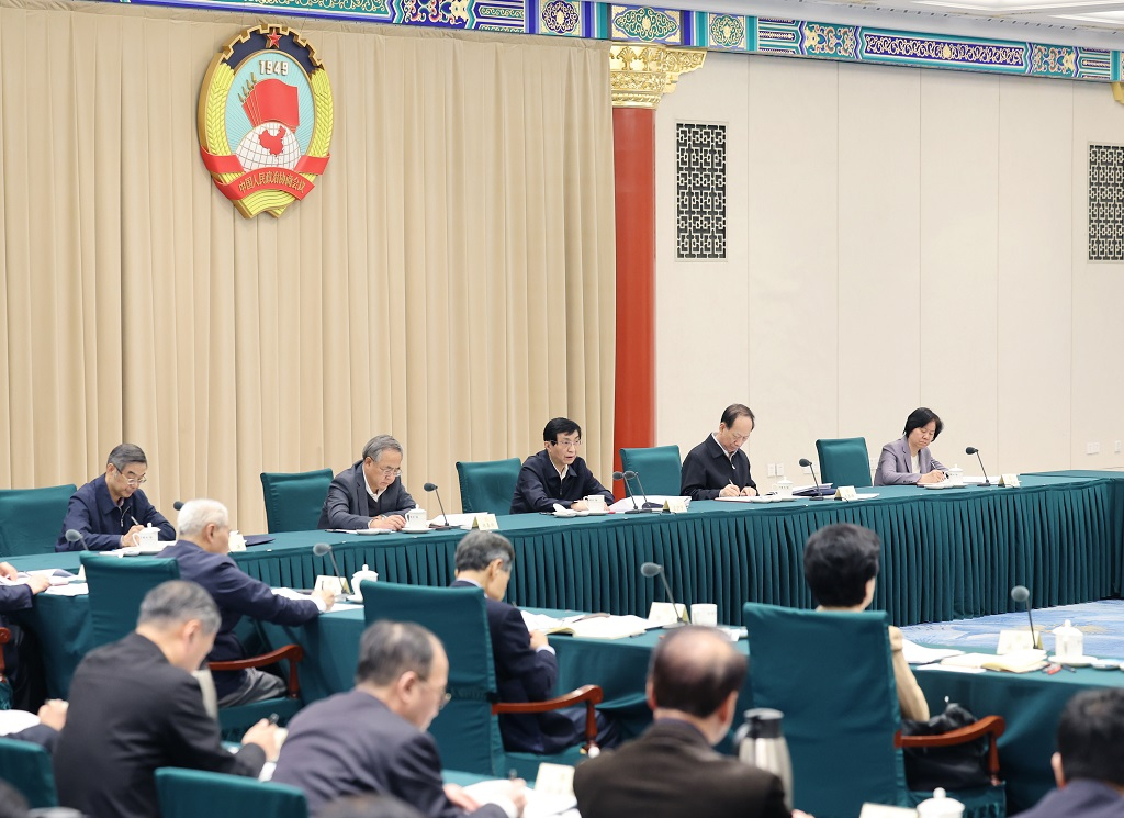 大陸政協會議29日決定，撤銷王小軍第十四屆全國政協委員資格。圖/ 取自新華社