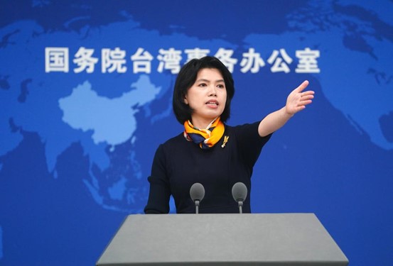 大陸民航局19日啟用W122、W123航線，國台辦發言人朱鳳蓮表示，此舉便利兩岸人員往來。圖/取自新華社