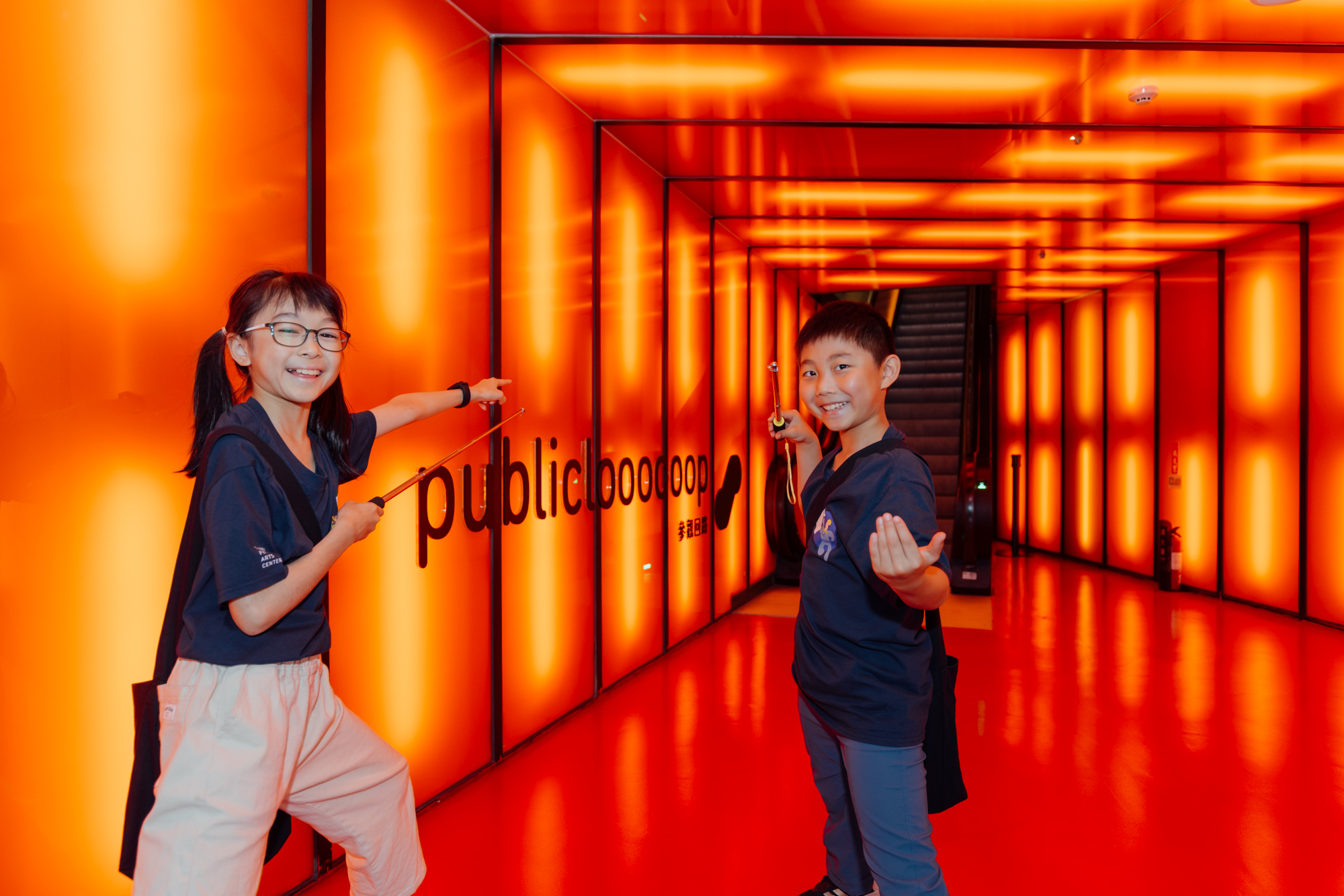 TPAC探險號，出發！ 2024年小小導覽員暑期培訓計畫。會由兒童角度進行導覽。圖/北藝中心提供，攝影蔡耀徵