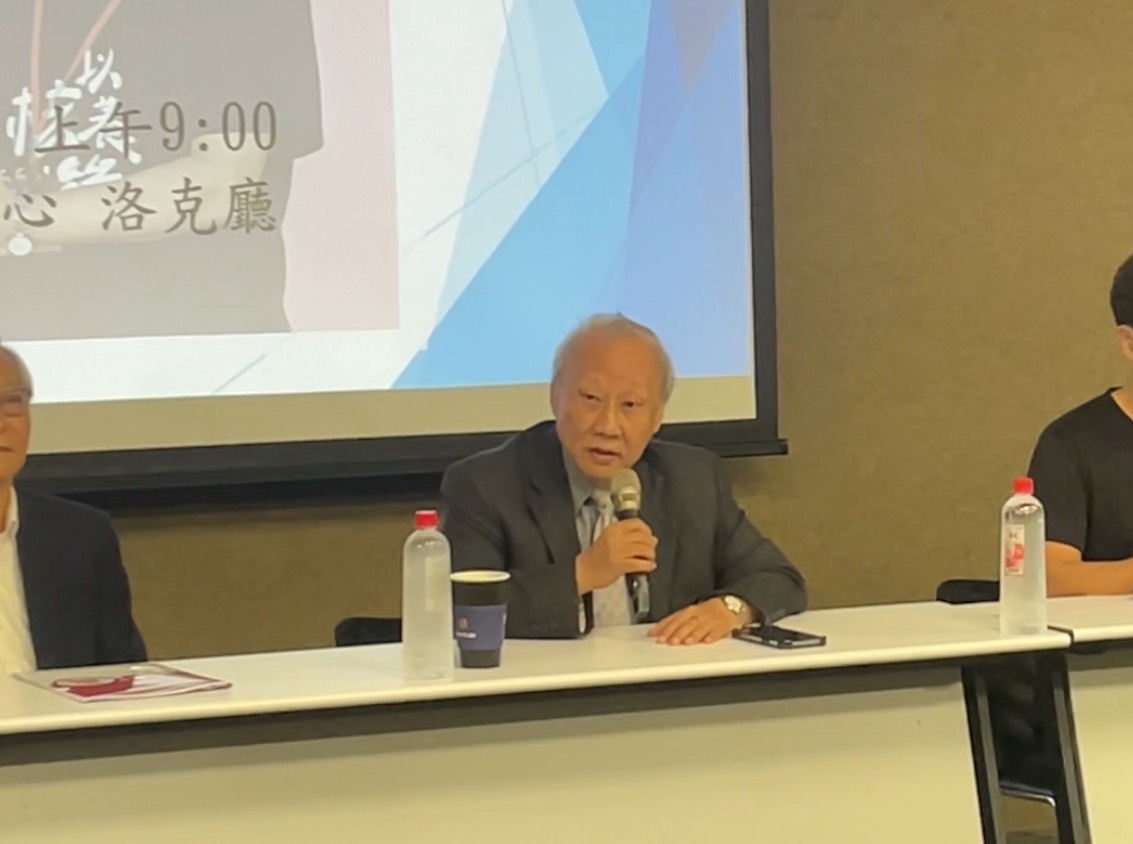 清華大學退休教授李敏首先向總統賴清德喊話，希望賴清德下定決心，宣布核電廠延役。圖/記者洪子苓攝